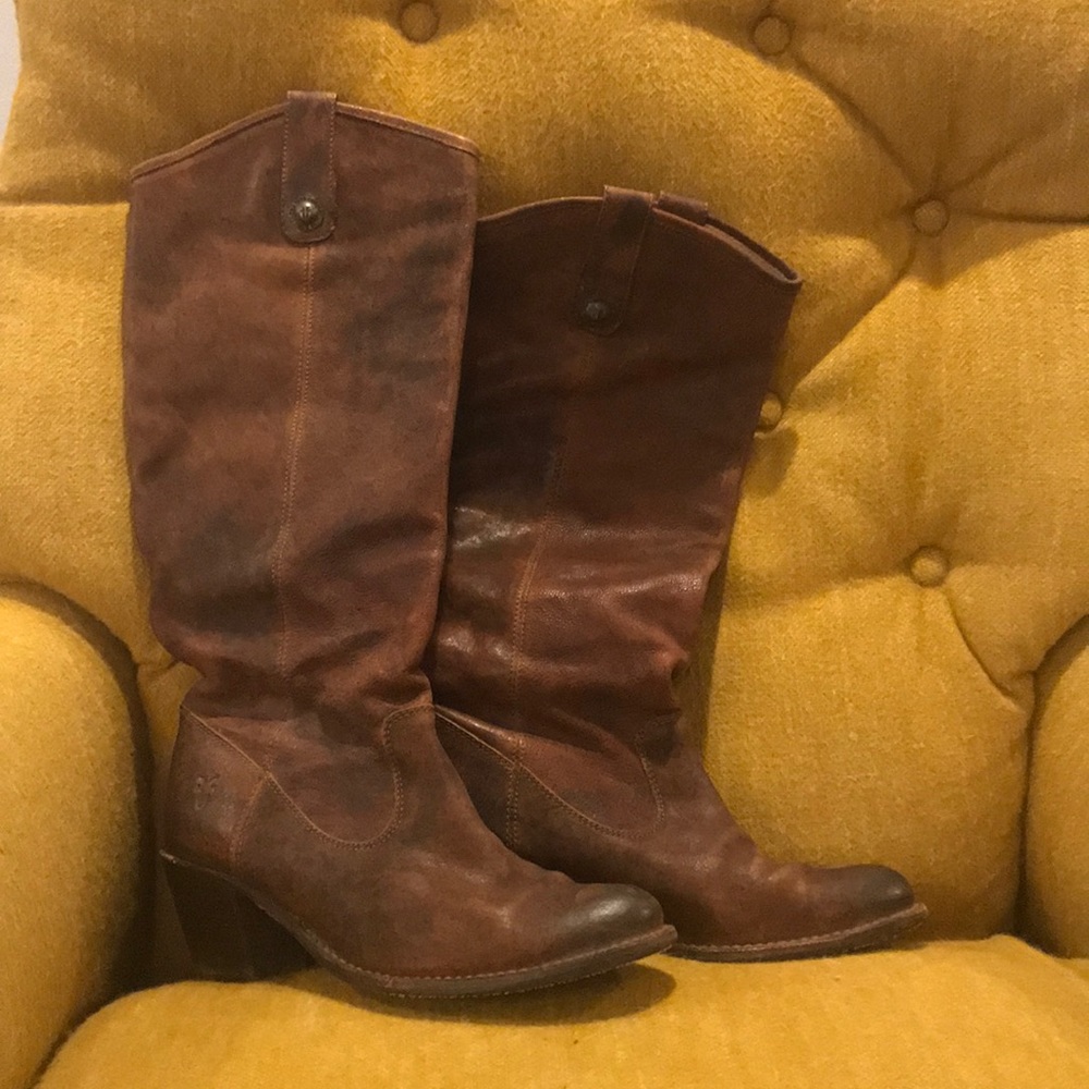 Frye Tall Boots EUC